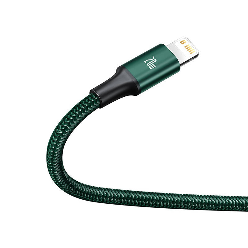 Baseus Rapid Series 3in1 USB-C - USB-C / Lightning / micro USB cable 20W PD 1.5m - green_5