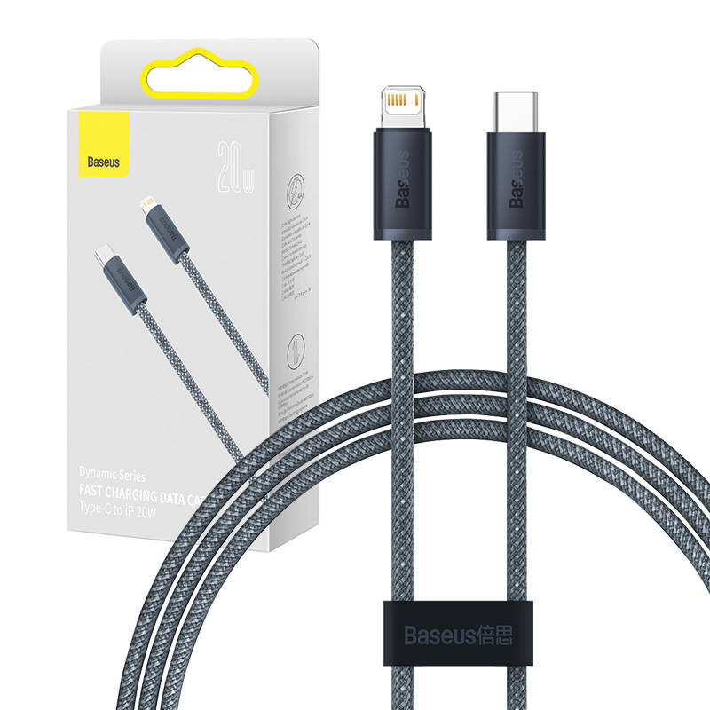 Baseus Dynamic Series cable USB-C to Lightning, 20W, 1m (gray)_0