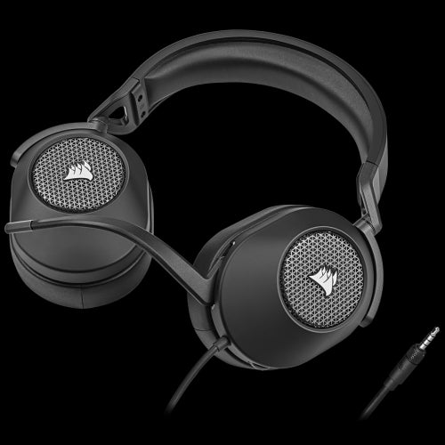 Corsair HS65 SURROUND Auriculares Alámbrico De mano Juego Carbono_1