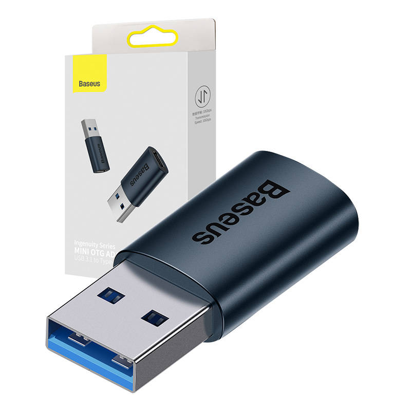 Baseus Ingenuity USB-A to USB-C adapter OTG (blue)_0