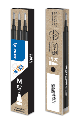 Recarga de Canetas Pilot / Frixion Black / Preto_0