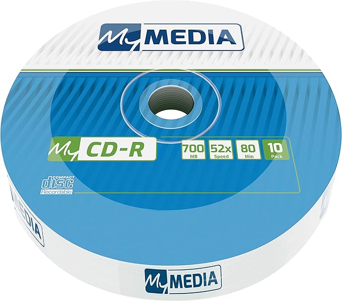 CD-R 700MB MyMedia com 52x Burning Speed Bllister de 10 uni.