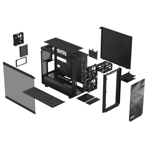 Meshify 2 Lite Black TG Light Tint, Tower-Gehäuse_4