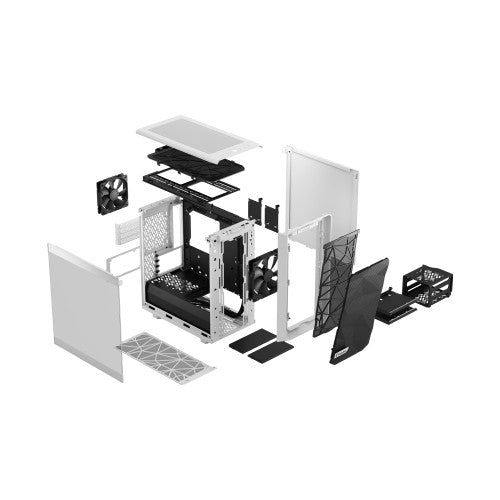Meshify 2 Mini White TG Clear Tint, Tower-Gehäuse_20