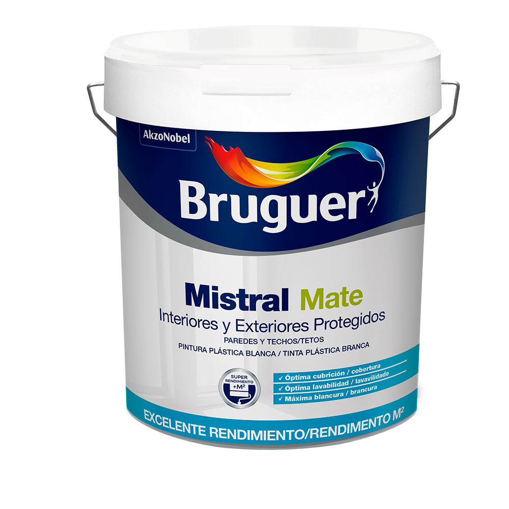 Tinta plástica branca mate mistral 0,75 l 5586676_0