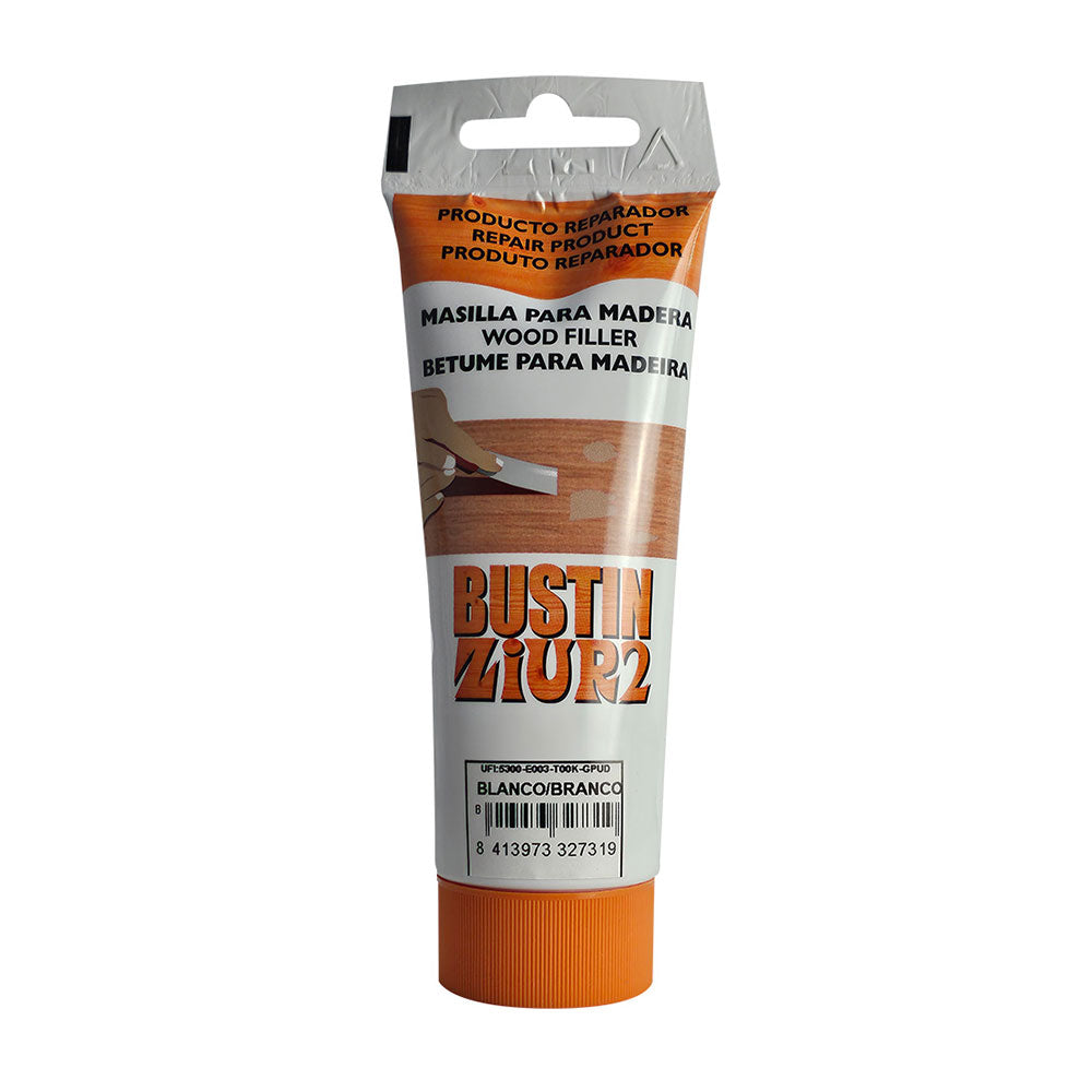 Massa de reparação de madeira 120 gr cor branco_0