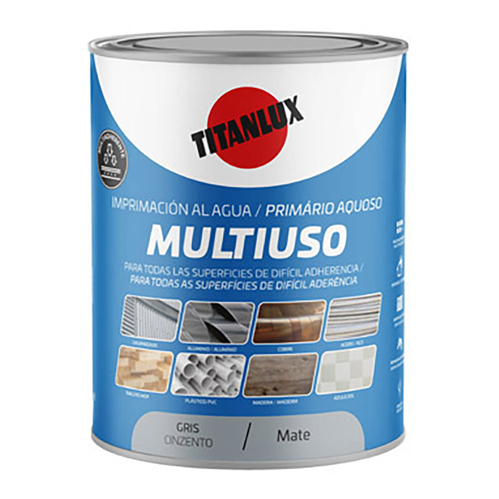 Primer multiuso base aquosa, cinza, 750 ml_0