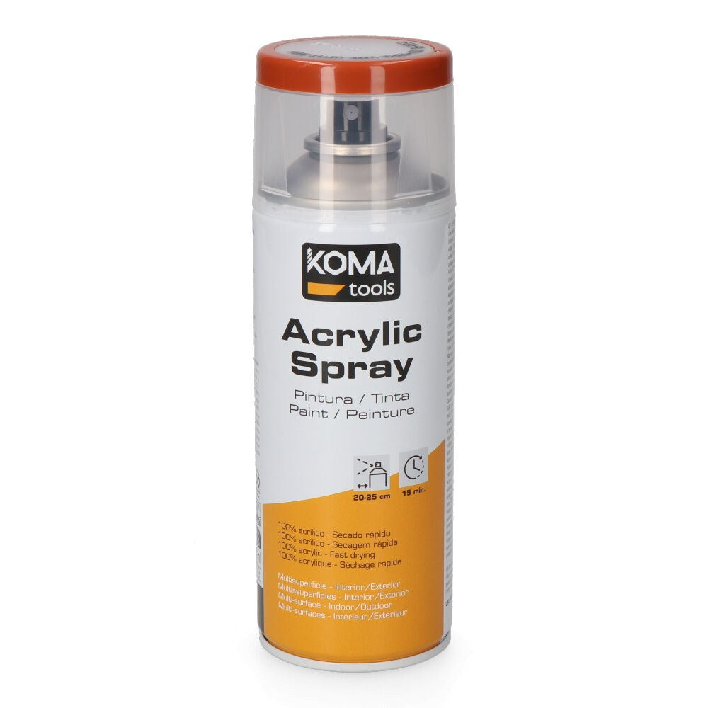 Tinta acrÃlica em spray ral 8004, marrom acobreado, acabamento brilhante, 300 ml_0