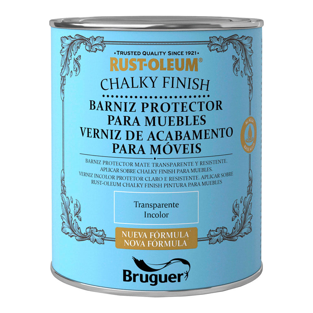 Rust-oleum chalky finish verniz para móveis 0,750l 5586556 bruguer_0