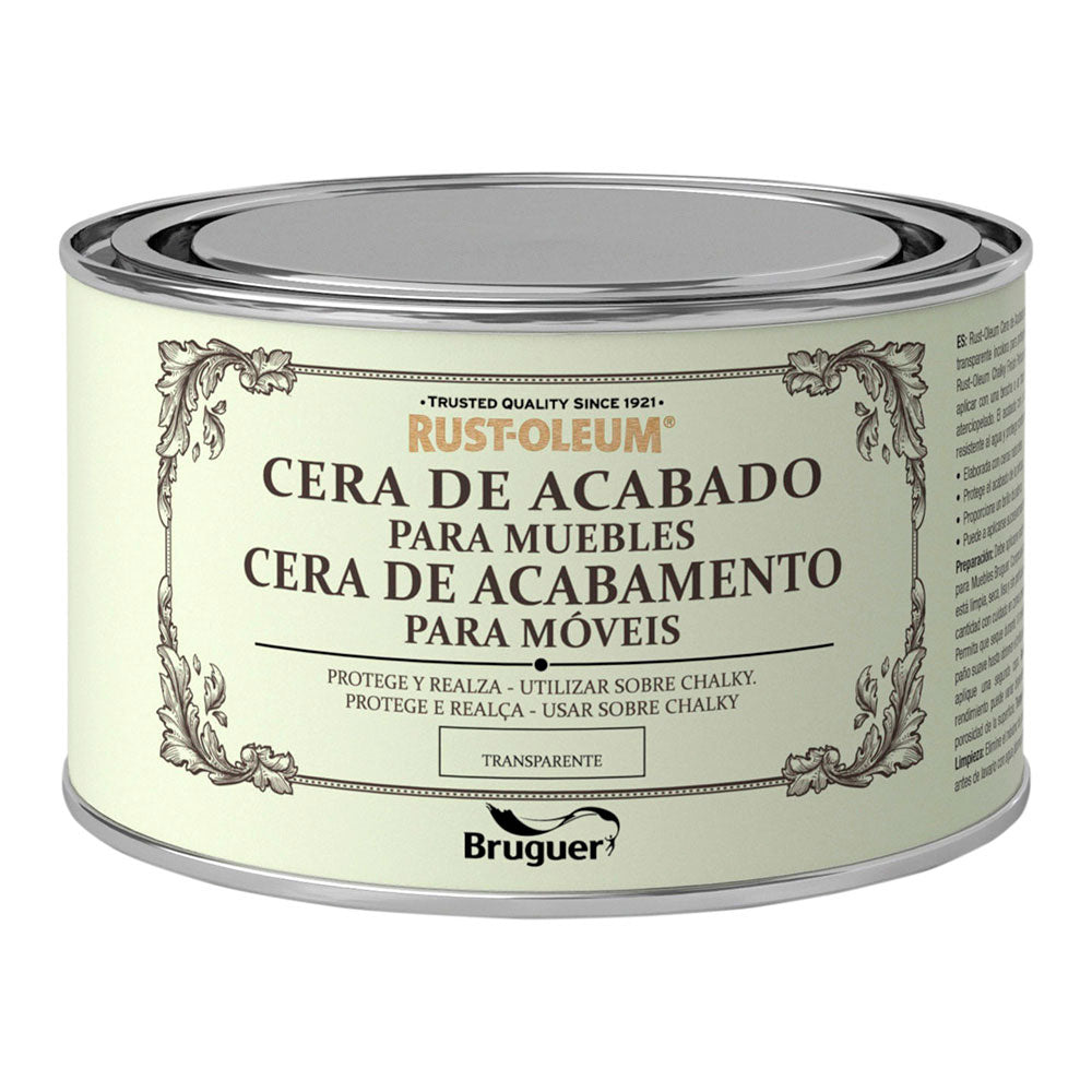 Rust-oleum chalky finish cera para móveis transparente 0,4l bruguer_0