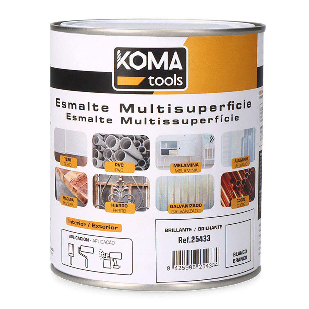 Esmalte multisuperfÃcies branco brilho 750 ml edm_0