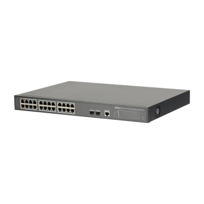 DAHUA - DH-PFS4226-24GT-360 - 26-PORT MANAGED GIGABIT SWITCH WITH 24-PORT POE_0