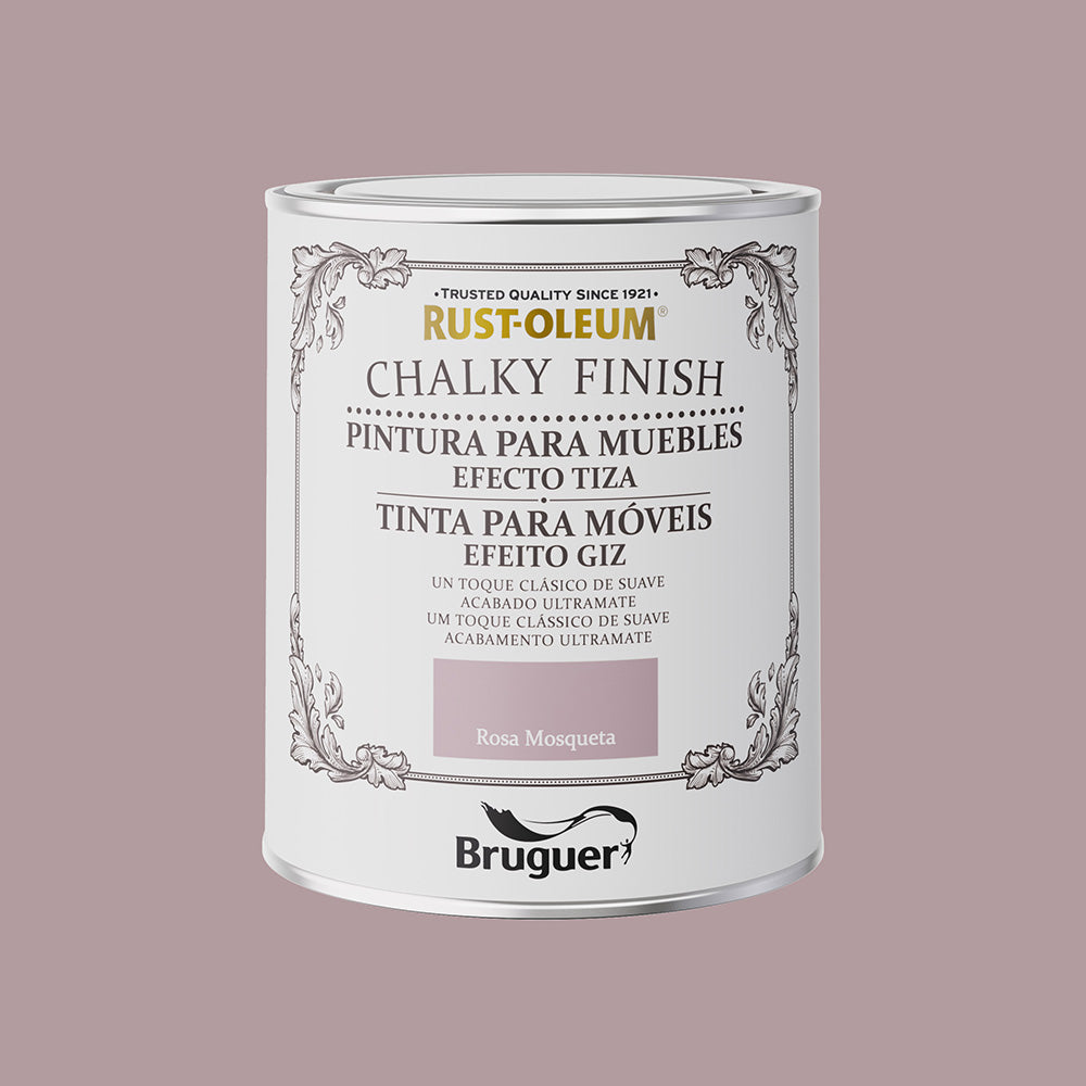 Rust-oleum chalky acabamento móveis rosa mosqueta 0,750l 5733892 bruguer_0