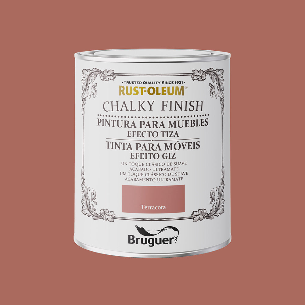 Rust-oleum chalky acabamento móveis terracota 0,750l 5733893 bruguer_0