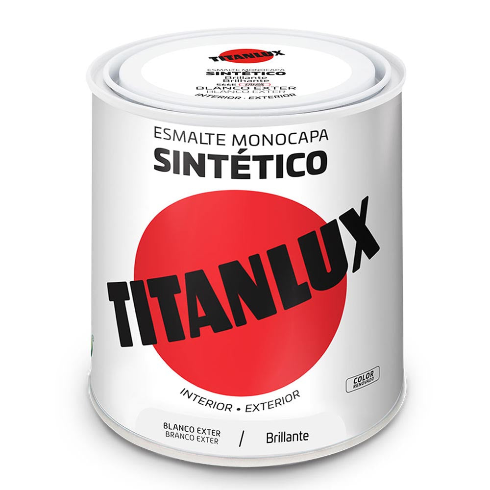 Esmalte sintético monocamada brilhante branco exterior 566e 250ml titanlux 5809021_0