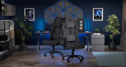 SILLA CORSAIR GAMING TC100 RELAXED FABRIC GRIS/NEGRA CF-9010052-WW_5