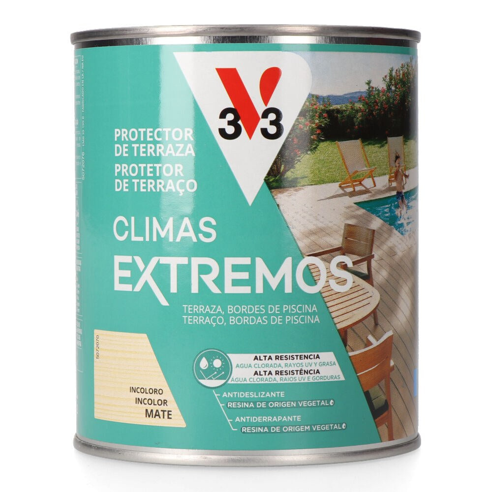 Protetor de terraços de madeira climas extremos, incolor, 750 ml_0