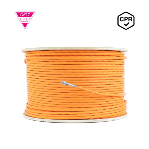 Nanocable Cable de Red CAT.7 LSZH SFTP PIMF AWG23, Naranja, 305m_2