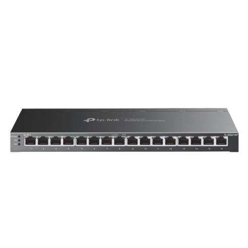 TP-Link Omada SG2016P switch Gestionado L2/L2+ Gigabit Ethernet (10/100/1000) Energía sobre Ethernet (PoE) Negro_1
