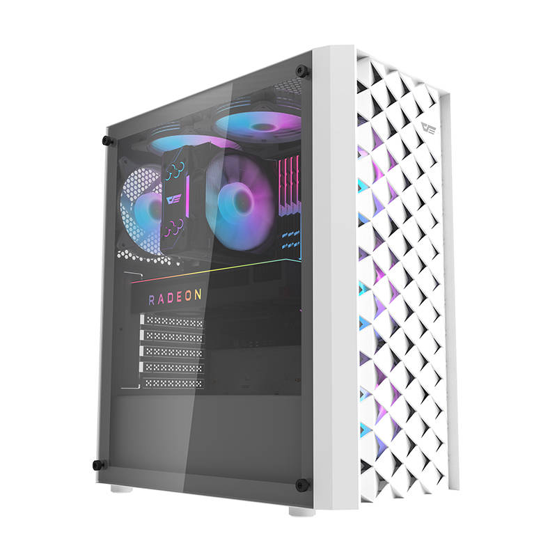Computer case Darkflash DK351+ 4 fans (white)_1
