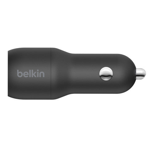 CARICABATTERIE DA AUTO CON DOPPIA PORTA USB-A 12W - NERO_3