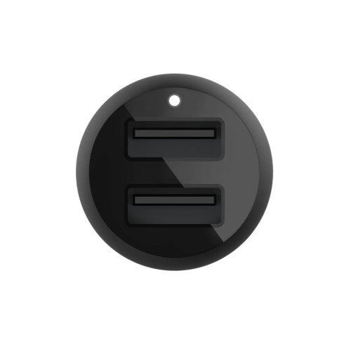 CARICABATTERIE DA AUTO CON DOPPIA PORTA USB-A 12W - NERO_5