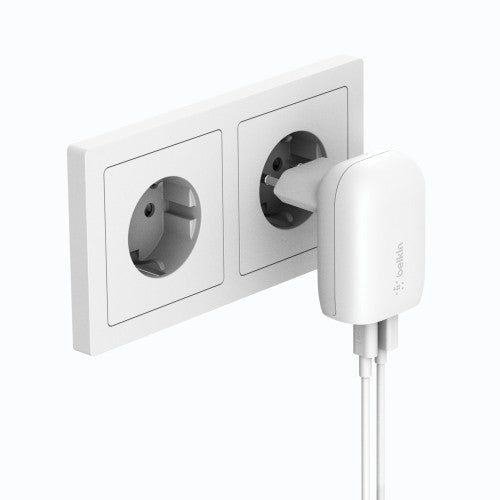 Belkin BOOST Charge 37W DualChar USB-C 25W PD + USB-A WCB007vfWH_1