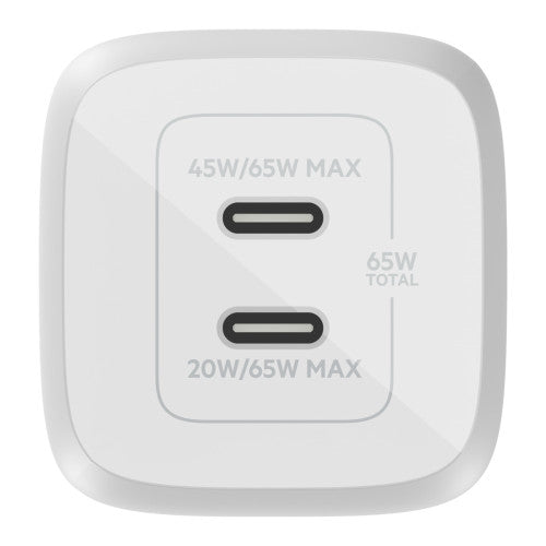 CARICABATTERIE 65W PPS DUAL USB-C GAN UNIVERSALE - BIANCO_3