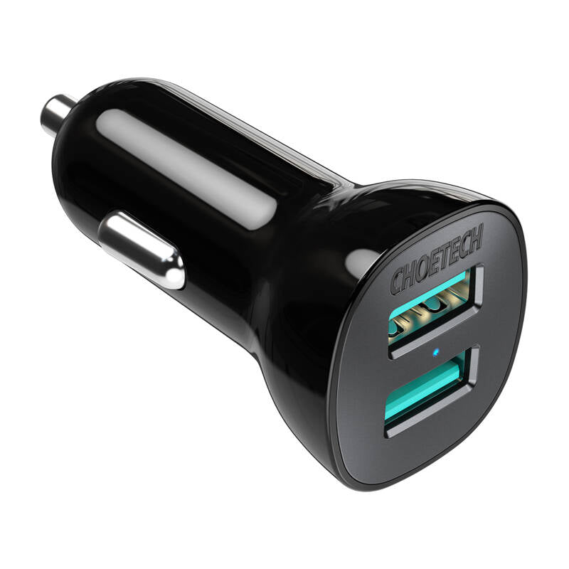 Choetech C0051 36W QC 3.0 car charger (black)_1
