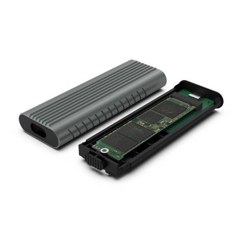 Ewent EW7025 caja para disco duro externo Caja externa para unidad de estado sólido (SSD) Gris M.2_3