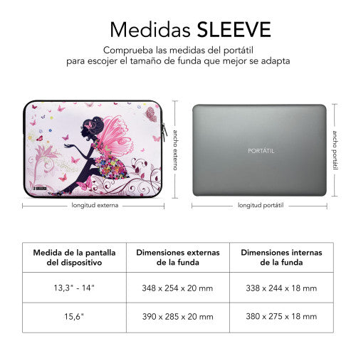 SUBBLIM SUBLS-SKIN102 maletines para portátil 35,6 cm (14") Multicolor_4
