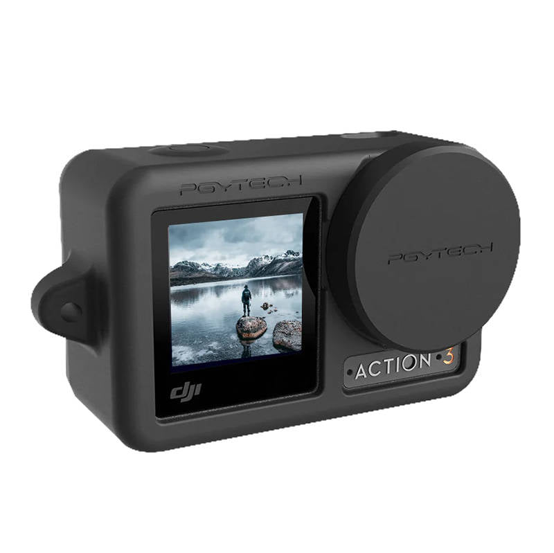 Silicone Rubber Case PGYTECH for OSMO Action (Black)_1