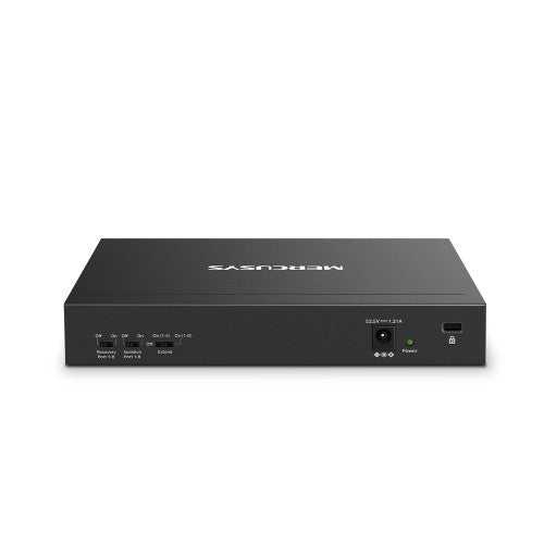 Mercusys MS110P switch Gestionado Fast Ethernet (10/100) Energía sobre Ethernet (PoE) Negro_2