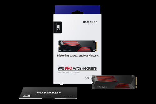 Disco SSD Samsung 990 PRO 2TB/ M.2 2280 PCIe 4.0/ con Disipador de Calor/ Compatible con PS5 y PC/ Full Capacity_12