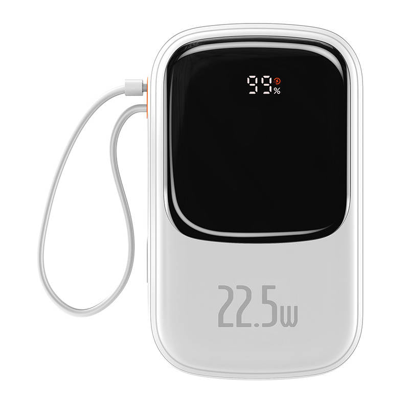 Powerbank Baseus Qpow PRO with cable, 20000mAh, 22.5W (White)_5
