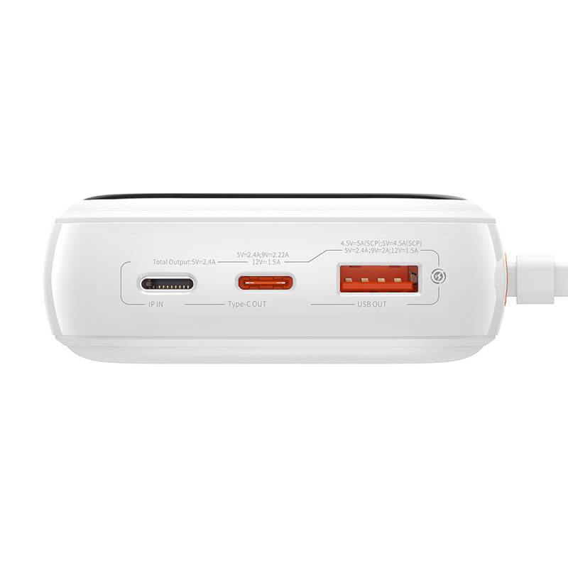 Powerbank Baseus Qpow PRO with cable, 20000mAh, 22.5W (White)_11