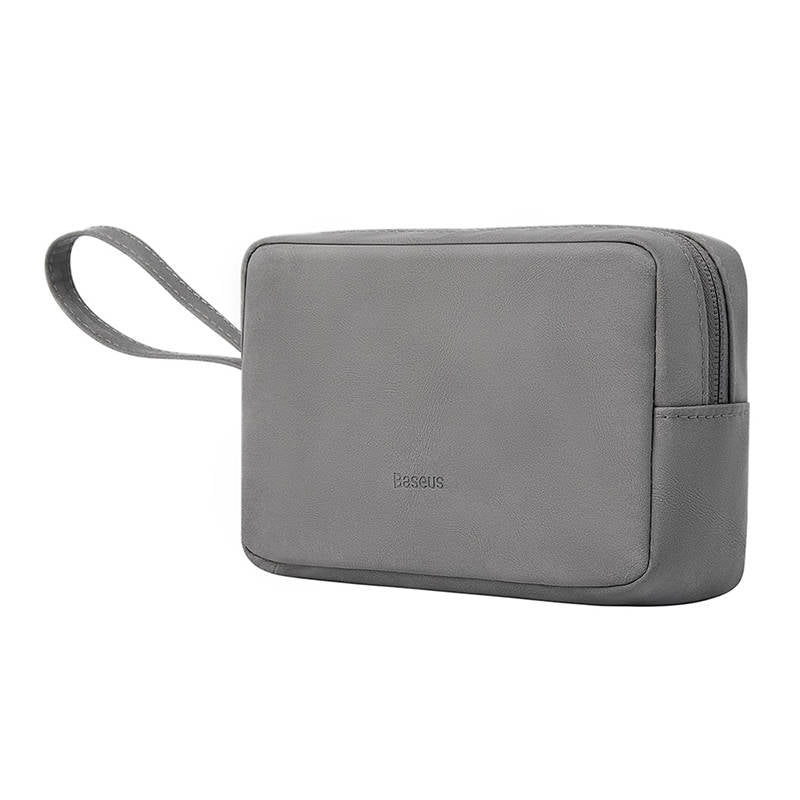 Baseus EasyJourney Series small travel bag phone pouch, headphones and other small items gray_2