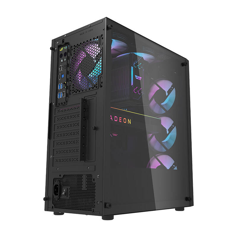 Computer case Darkflash DK351 + 4 fans (black)_4