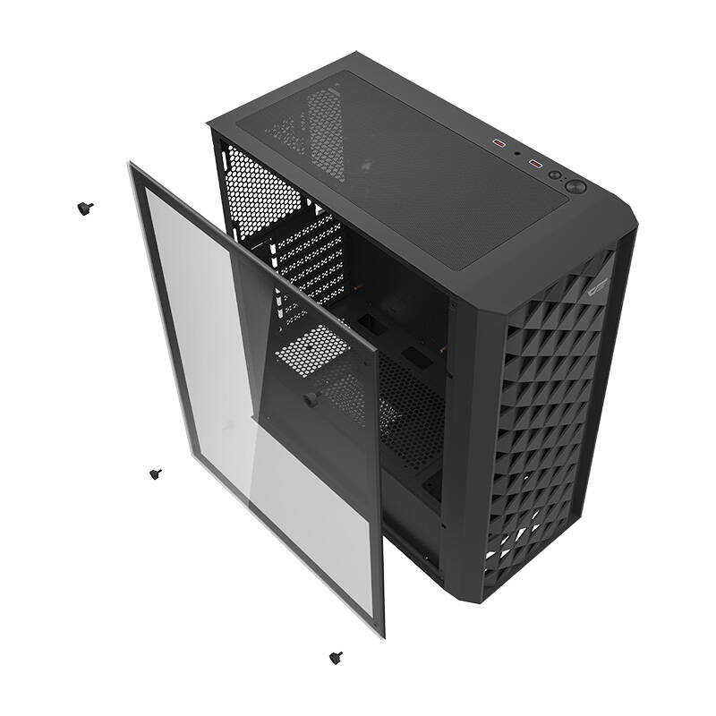 Computer case Darkflash DK351 + 4 fans (black)_9