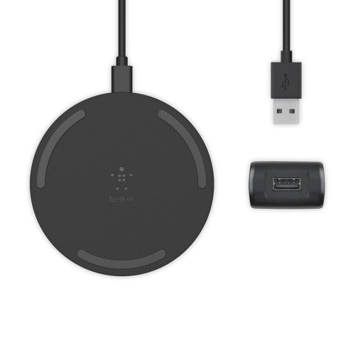 Belkin Boost Chargeing Pad 10W Micro-USB Cab w. adaptor black_2