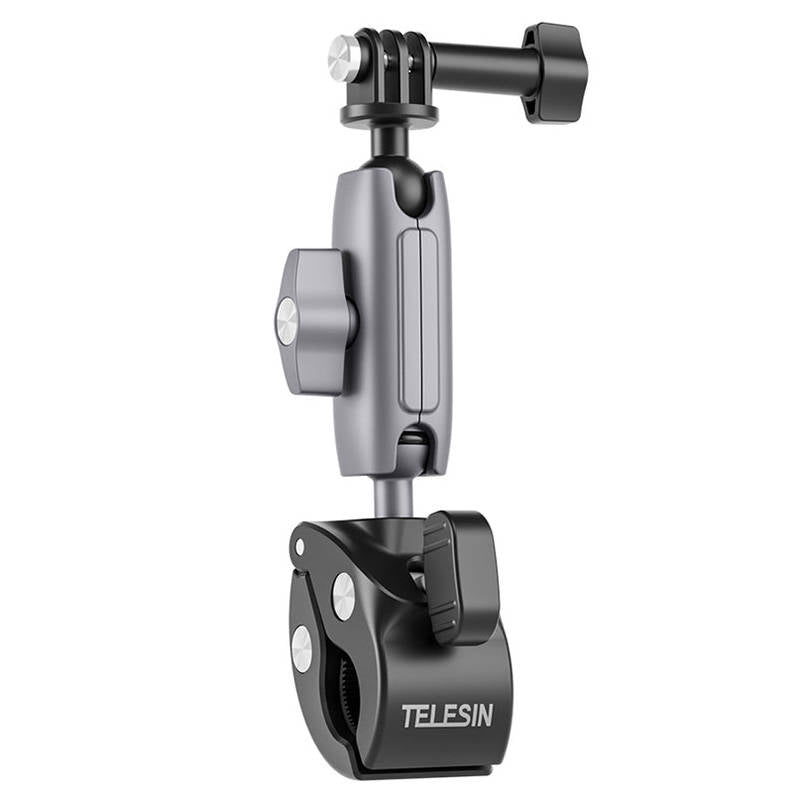 TELESIN Universal Handlebar Tube Clamp Mount for sport cameras (aluminum)_1