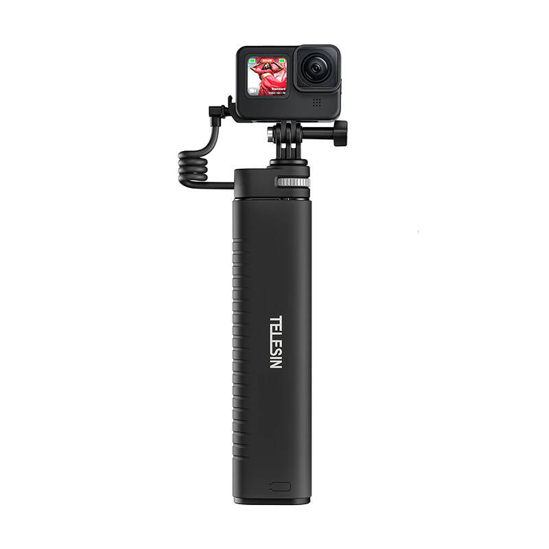 TELESIN Power grip selfie stick (With power bank) TE-CSS-001_0