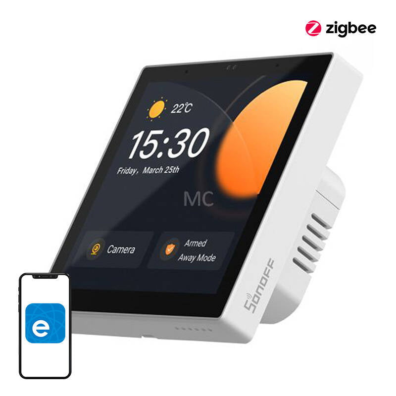 Smart Control Panel WiFi/Bluetooth/ZigBee Sonoff NSPanel Pro (white)_0
