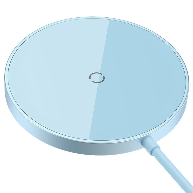Baseus Simple Mini3 magnetic charger MagSafe Qi 15W blue_4