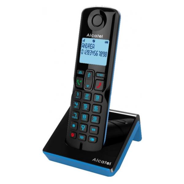 Alcatel S280 SOLO BLUE Teléfono DECT Identificador de llamadas Negro, Azul_0