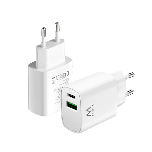 Ewent EW1321 cargador de dispositivo móvil Universal Blanco Corriente alterna Carga rápida Interior_2