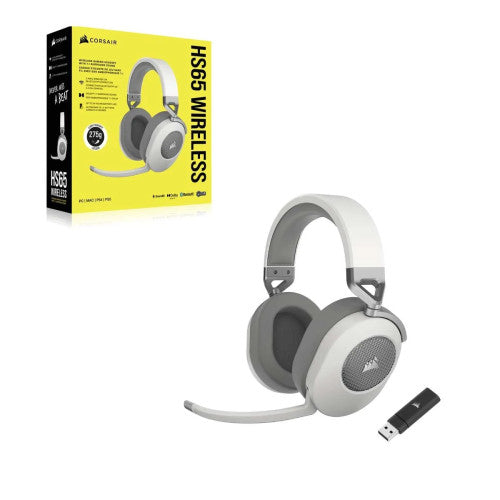 Corsair HS65 Auriculares Inalámbrico Diadema Juego Bluetooth Blanco_3