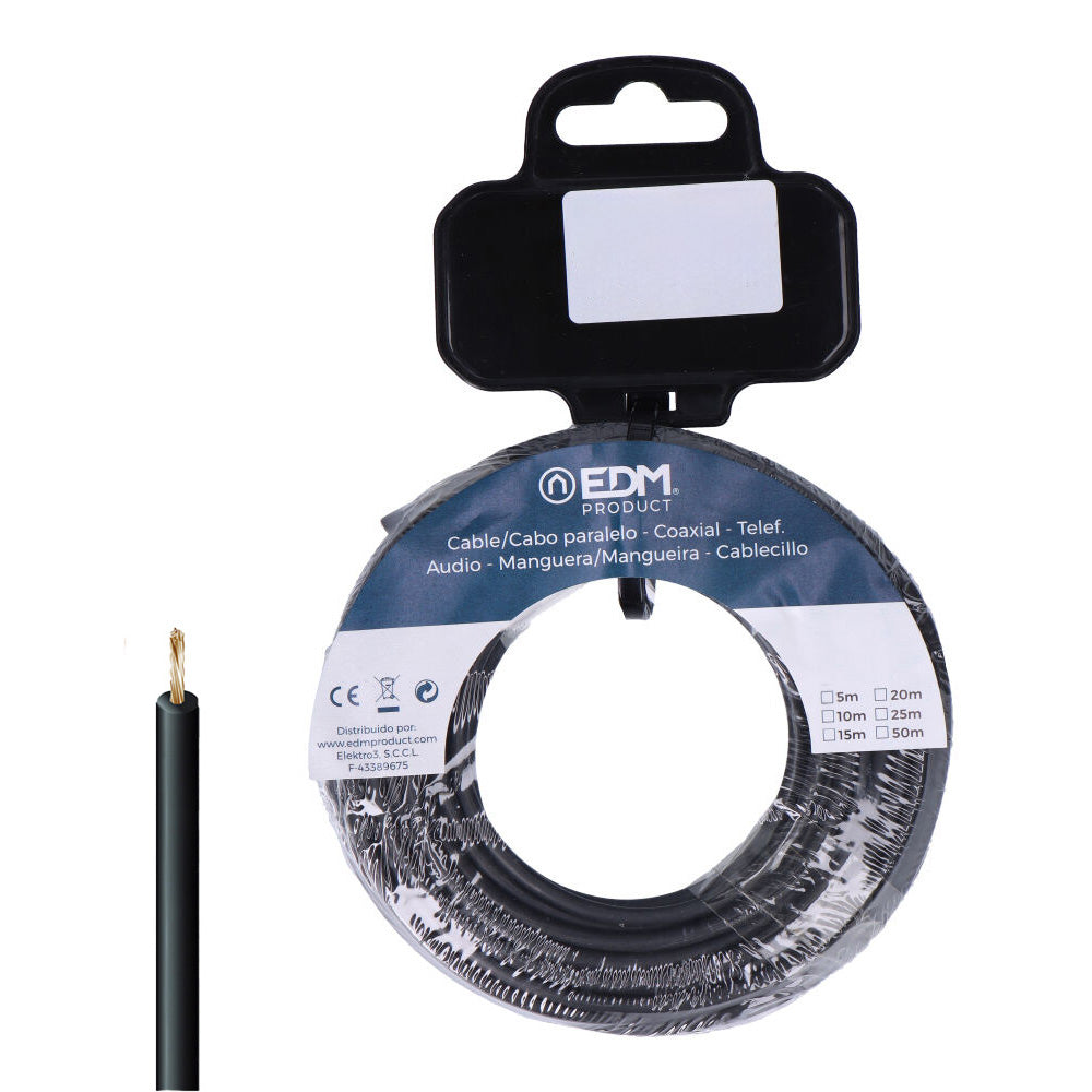 Carretel de cabo h07z1-k 4,00 mm² preto, 20 m_0