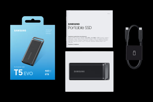 Disco Externo SSD Samsung Portable T5 EVO 8TB/ USB 3.2/ Negro_16