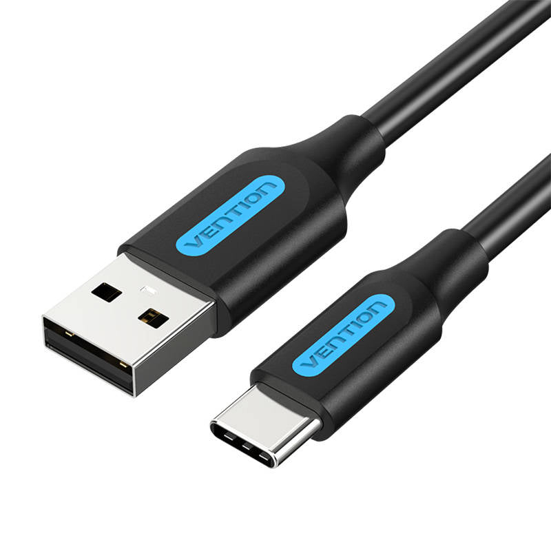 Cable USB 2.0 to USB-C Vention COKBF 5A 1m (black)_0